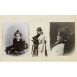 Russische Künstler Album mit ca. 300 Orig.-Fotografien mit Porträts von Moskauer und St.