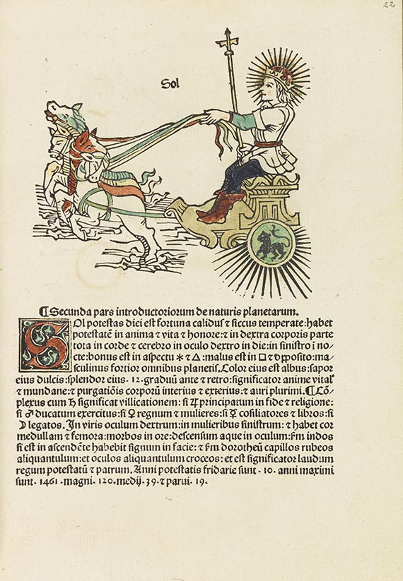 Leopoldus de Austria Wind und Gewitter Compilatio de astrorum scientia. Augsburg, Erhard Ratdolt, 9.