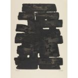 Pierre Soulages Heftiges Nichtvorhandensein Eau-forte XIII. Orig.-Radierung. Signiert und numeriert.