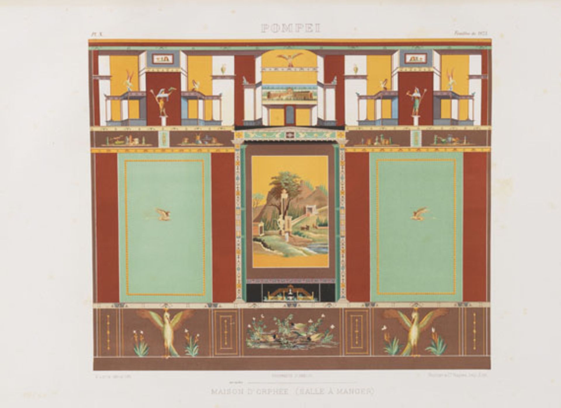 Edoardo Cerillo Die Farben Pompejis Dipinti murali di Pompei. Medaglie istituto d'incoraggiamento di