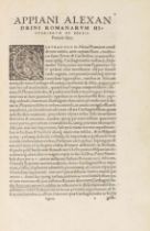 Appianus Alexandrinus Preiseinband Romanarum historiarum. Omnia per S. Gelenium Latine reddita.