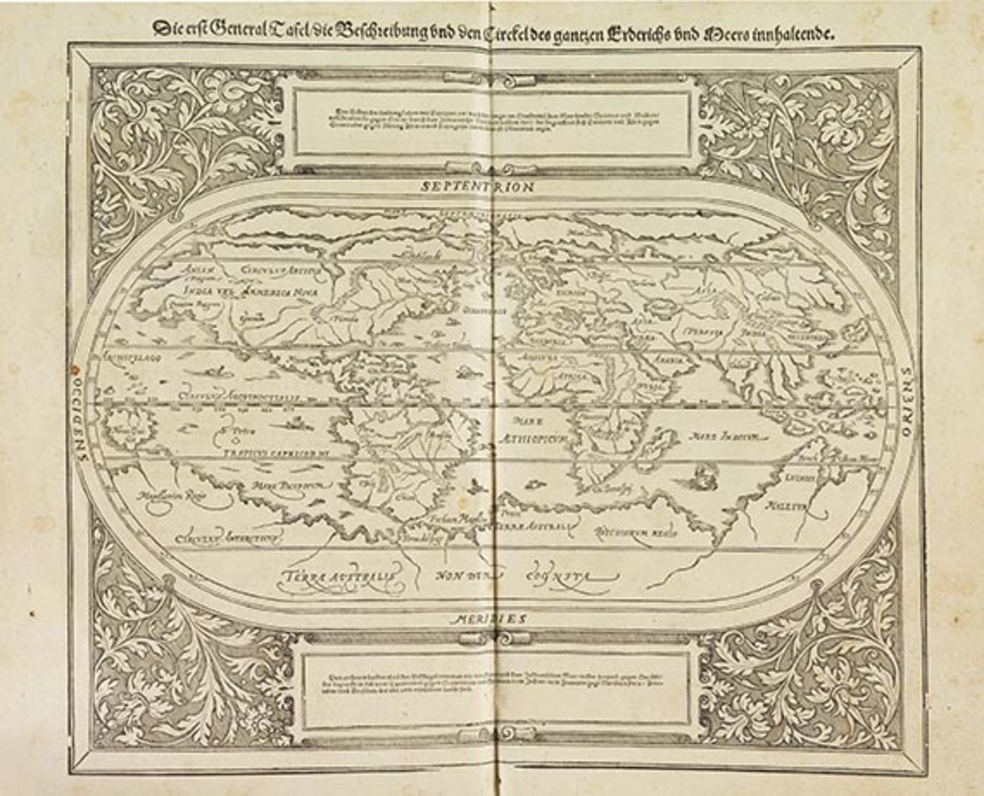 Sebastian Münster Cosmographey. Basel, S. Henricpetri 1598. Eine der umfangreichsten Ausgaben der