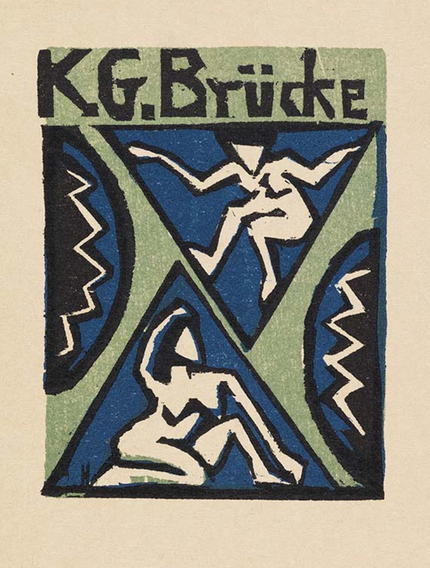 Erich Heckel 1883 Döbeln/Sachsen - 1970 Radolfzell/Bodensee Einladung zur Ausstellung K.G. '