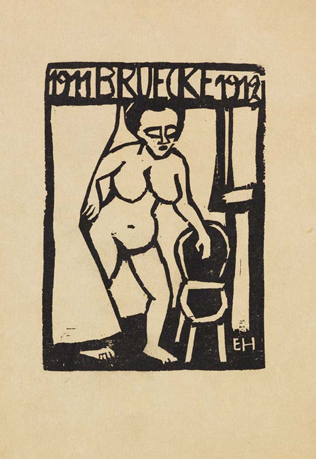 Erich Heckel 1883 Döbeln/Sachsen - 1970 Radolfzell/Bodensee und Ernst Ludwig Kirchner –