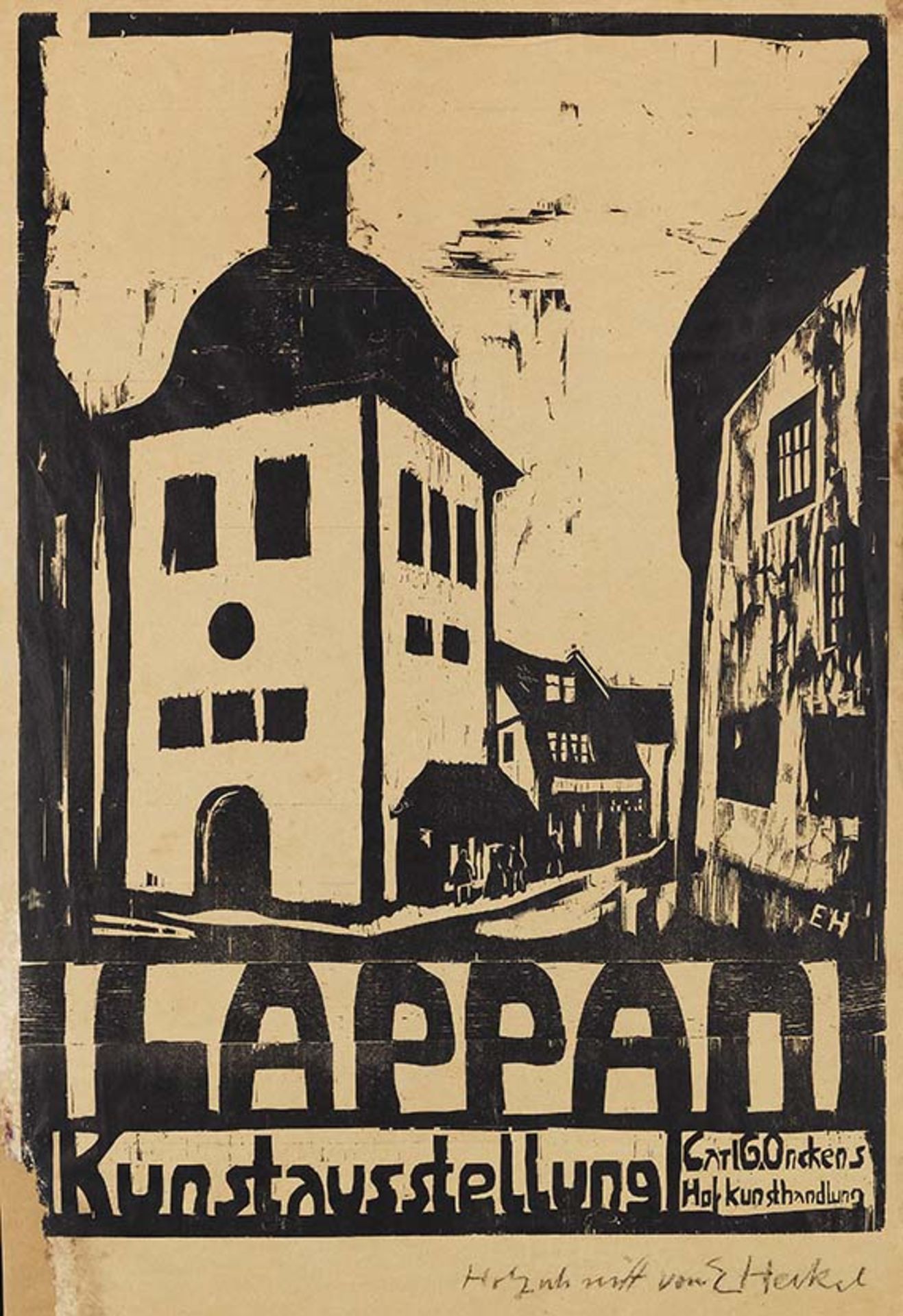 Erich Heckel 1883 Döbeln/Sachsen - 1970 Radolfzell/Bodensee Plakat der Eröffnung der