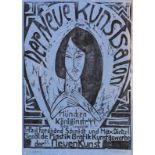 Ernst Ludwig Kirchner 1880 Aschaffenburg - 1938 Davos Plakat: Der neue Kunstsalon. 1913.