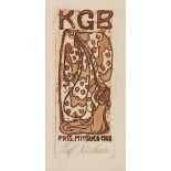 Ernst Ludwig Kirchner 1880 Aschaffenburg - 1938 Davos Mitgliedskarte für die passiven Mitglieder der