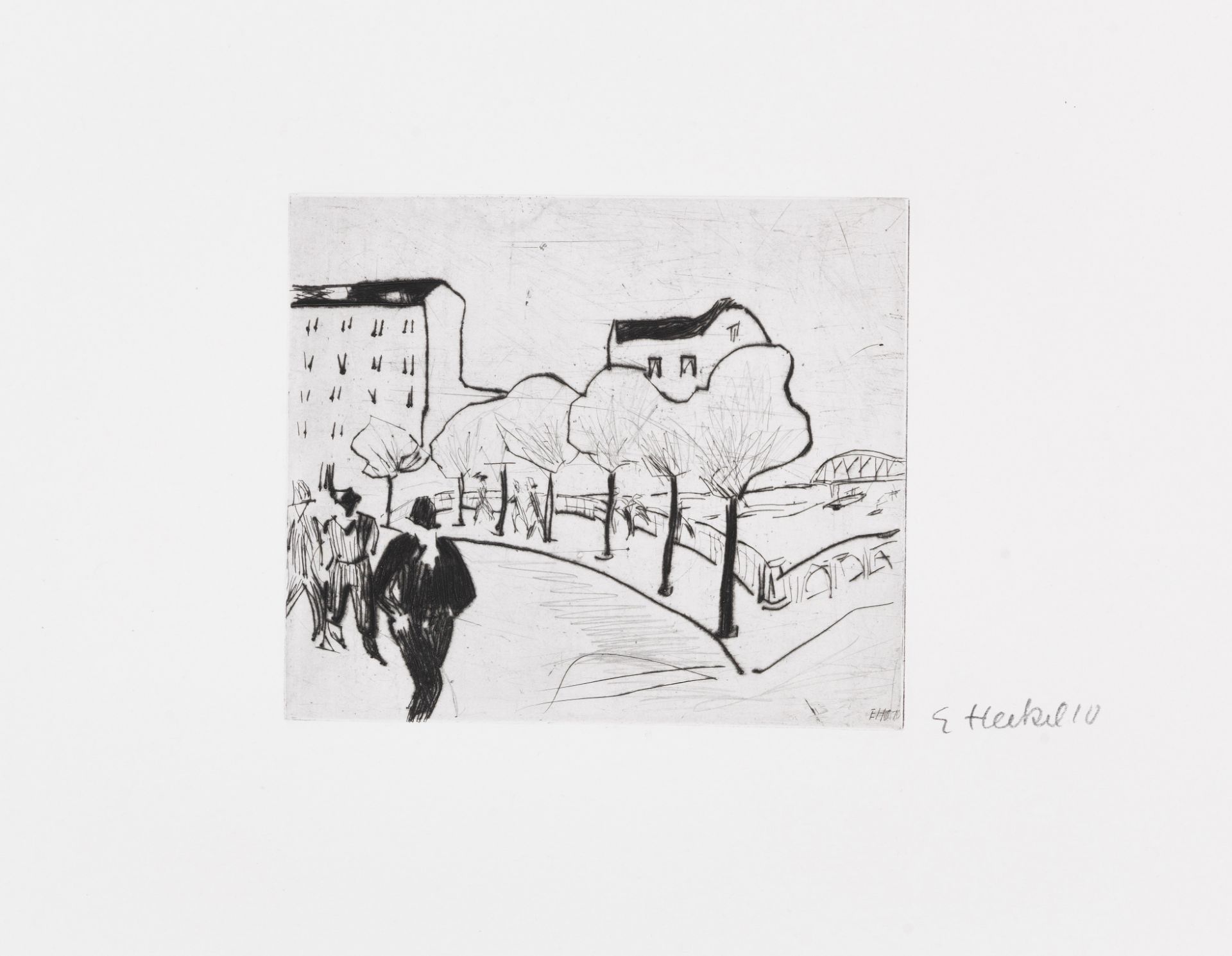 Erich Heckel (1883 Döbeln/Sachsen - 1970 Radolfzell/Bodensee)