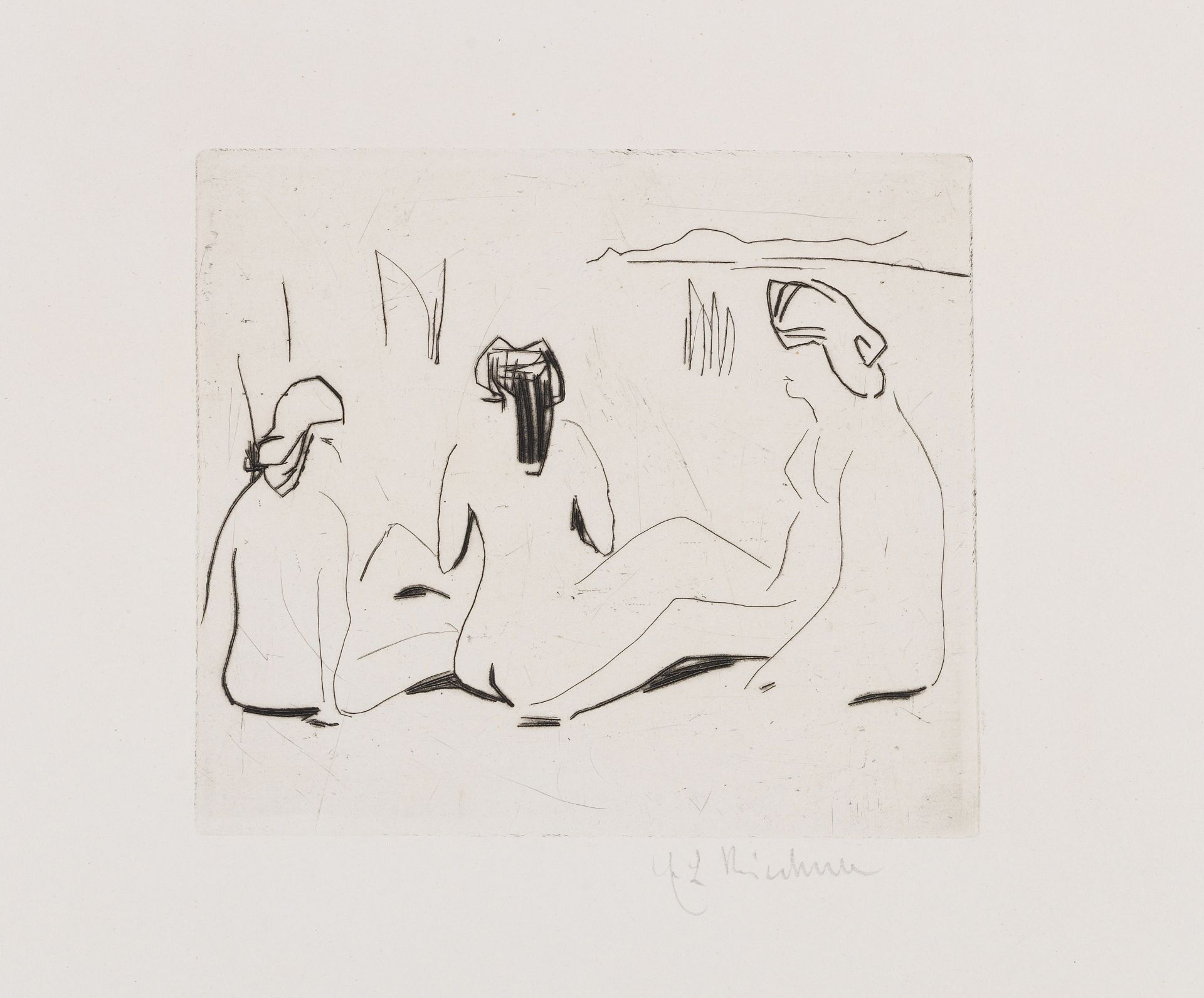 Ernst Ludwig Kirchner (1880 Aschaffenburg - 1938 Davos)