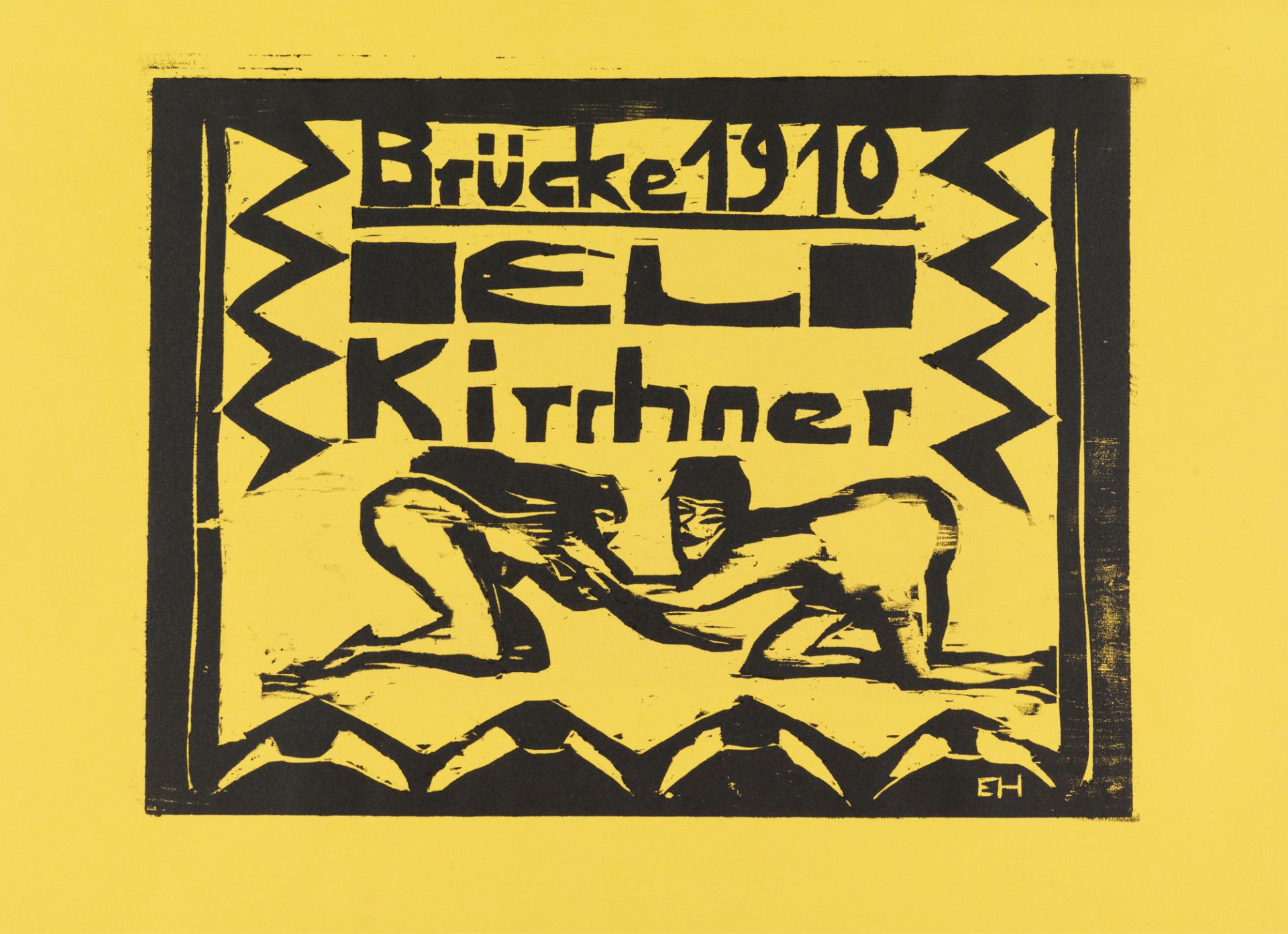 Mappenwerk / Portfolio 5. Jahresmappe der Künstlergruppe 'Brücke', gewidmet Ernst Ludwig Kirchner. - Image 2 of 5