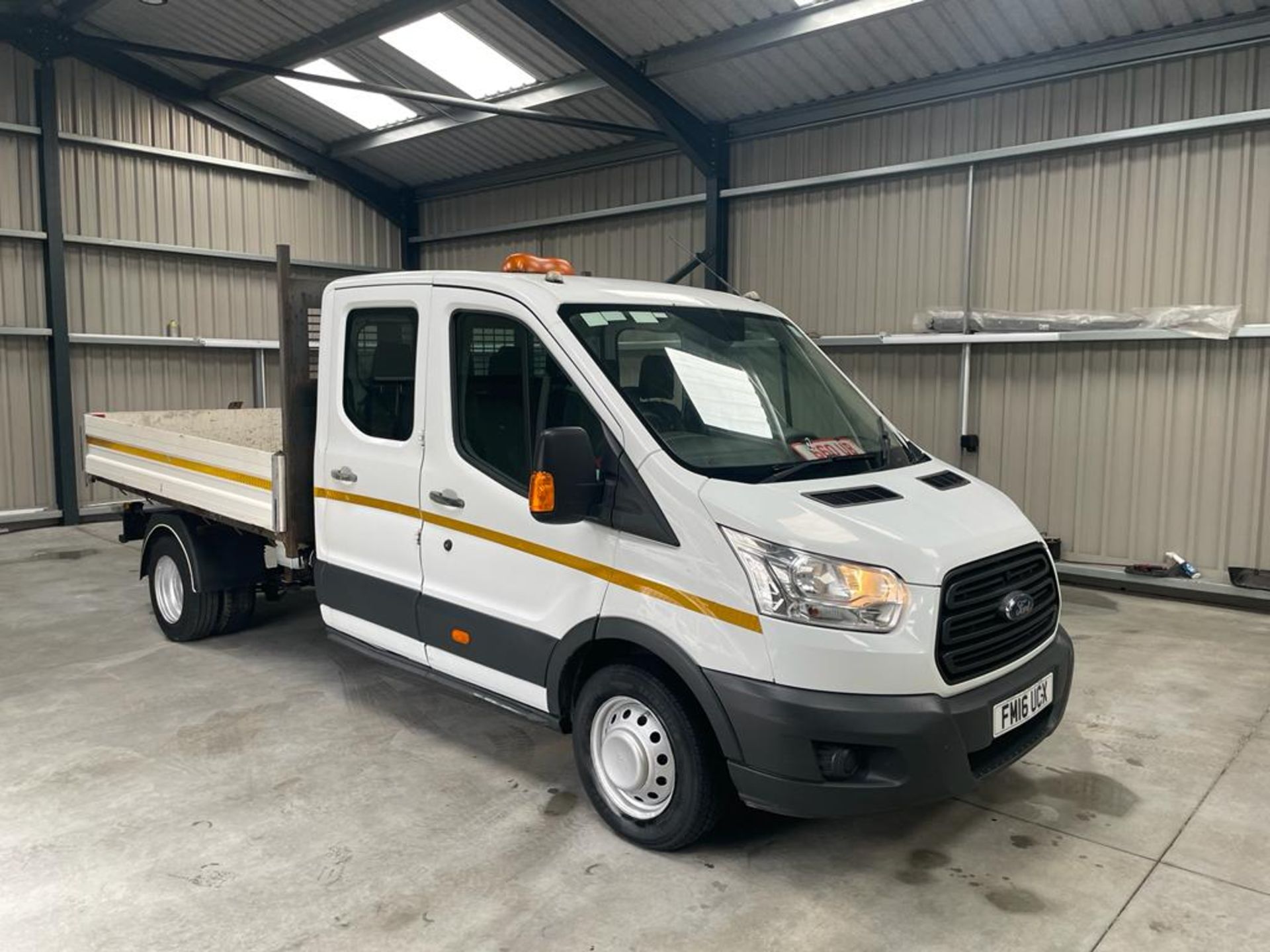 2016 FORD TRANSIT CREWCAB TIPPER - Image 9 of 14