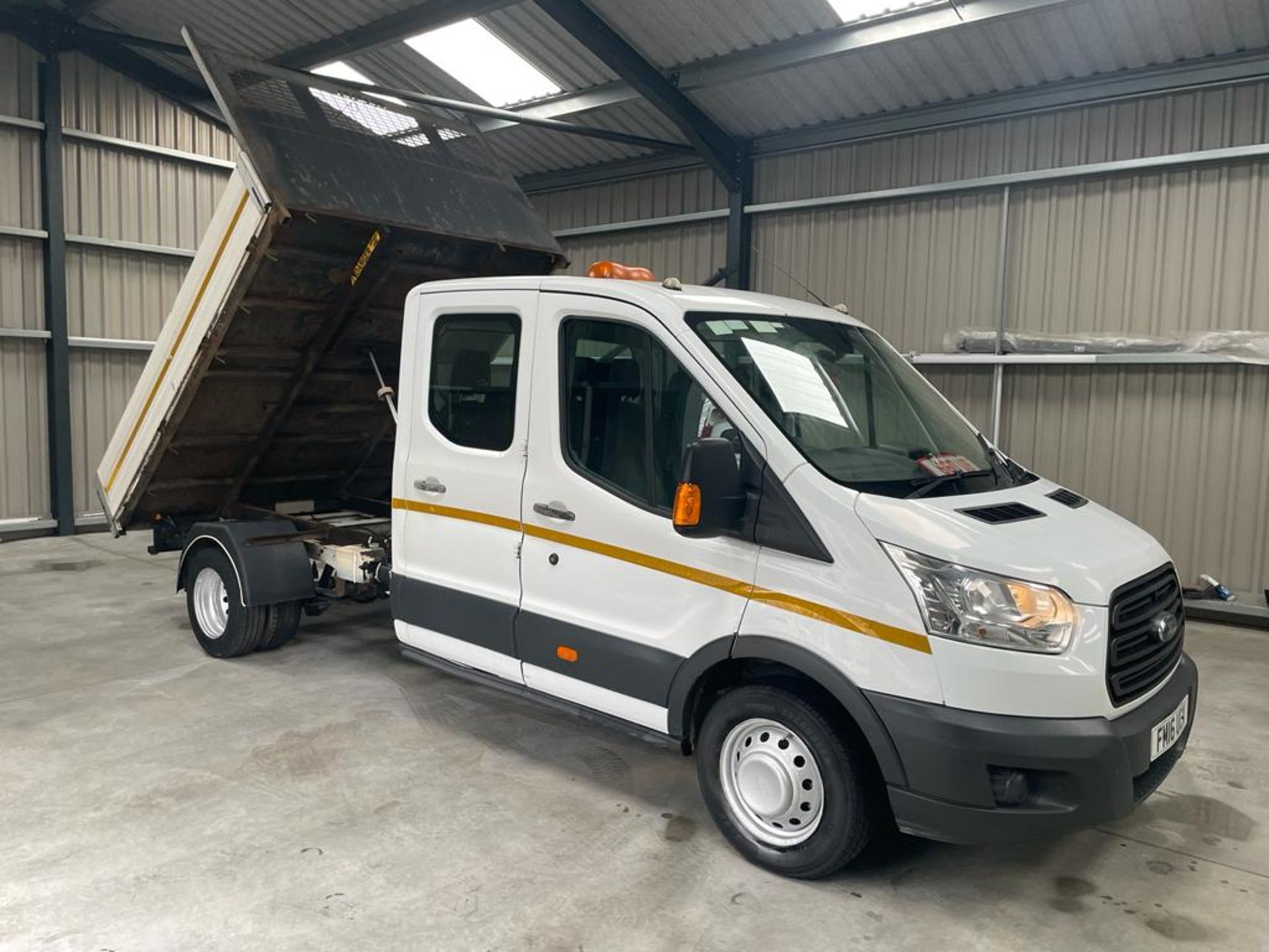 2016 FORD TRANSIT CREWCAB TIPPER