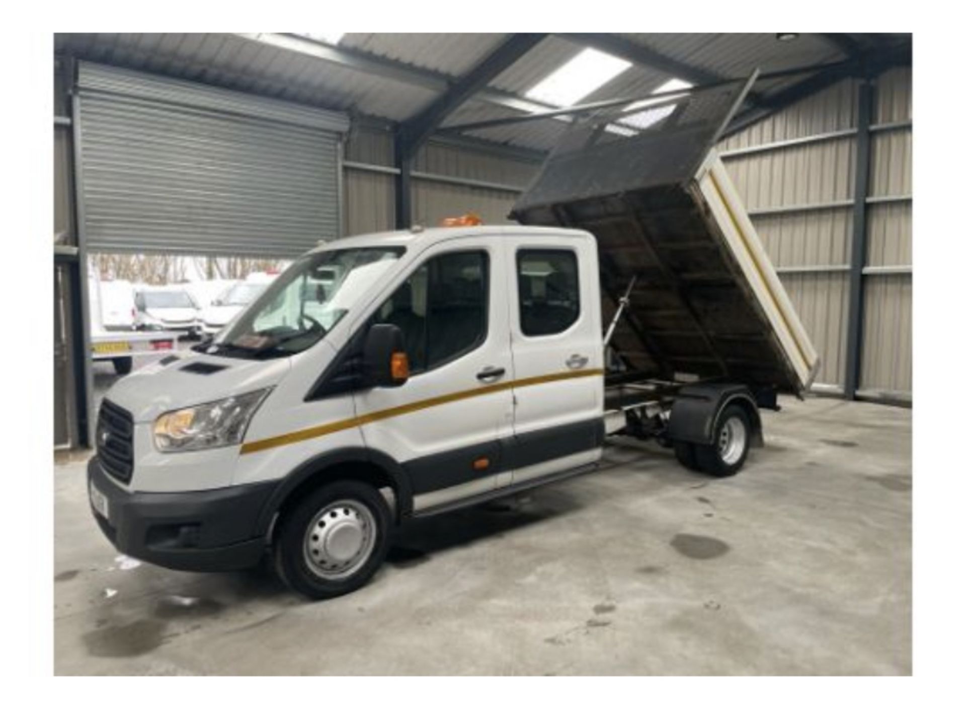 2016 FORD TRANSIT CREWCAB TIPPER - Image 9 of 14