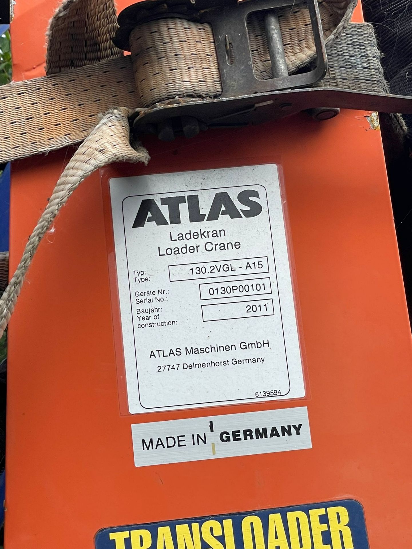 .ATLAS TRUCK CRANE - Image 15 of 15