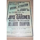 Advertising poster - Edward Lloyd Ltd Social & Recration Club, Avenue of Remembrance, special