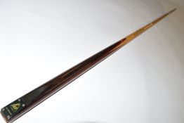 BCE cue with presentation inscription to Roger Lee, 145cm long