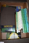 One box: Snooker and billiards related books to include Dennis Taylor NATURAL BREAK, Ray Reardon