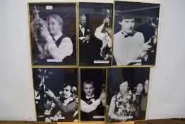 Six Benson & Hedges Masters Winners black and white photographs - Paul Hunter 2001, Terry