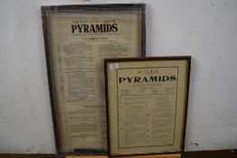 The Rules of the game of Pyramids as approved by the Billiards Control Club, printed Wightman,