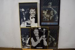 Cliff Thorburn, photographic prints, Benson & Hedges Masters Winner 1983, 1985 and 1986, together