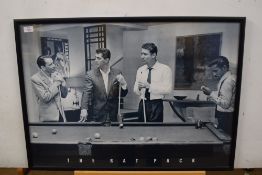 Black and white photographic print - 'The Ratpack', f/g, 89cm wide