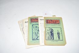 Editions of THE BURWAT BILLIARDS VIEW, February 1931, July 1931, September 1931, December 1931,