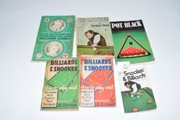 SCRIVEN: BILLIARDS AND SNOOKER, HOW TO PLAY WELL, RED BALL PLAY, POT BLACK and SNOOKER AND BILLIARDS