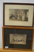 After Henry Alken, Rexworthys Billiard Room, Spring Gardens, 1829, together with Sir Thomas