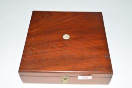 Case containing 16 various stained ivory snooker/billiard balls