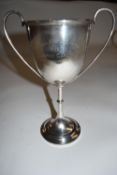 Plated cup, the Kingsway Billiard Handicap 1929-30, presented to Joyce Gardner, lady billiards