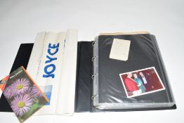 Black Jessops folder containing a range of photographs and ephemera relating to Joyce Gardner and