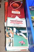 Quantity of World Snooker Championship souvenir programmes