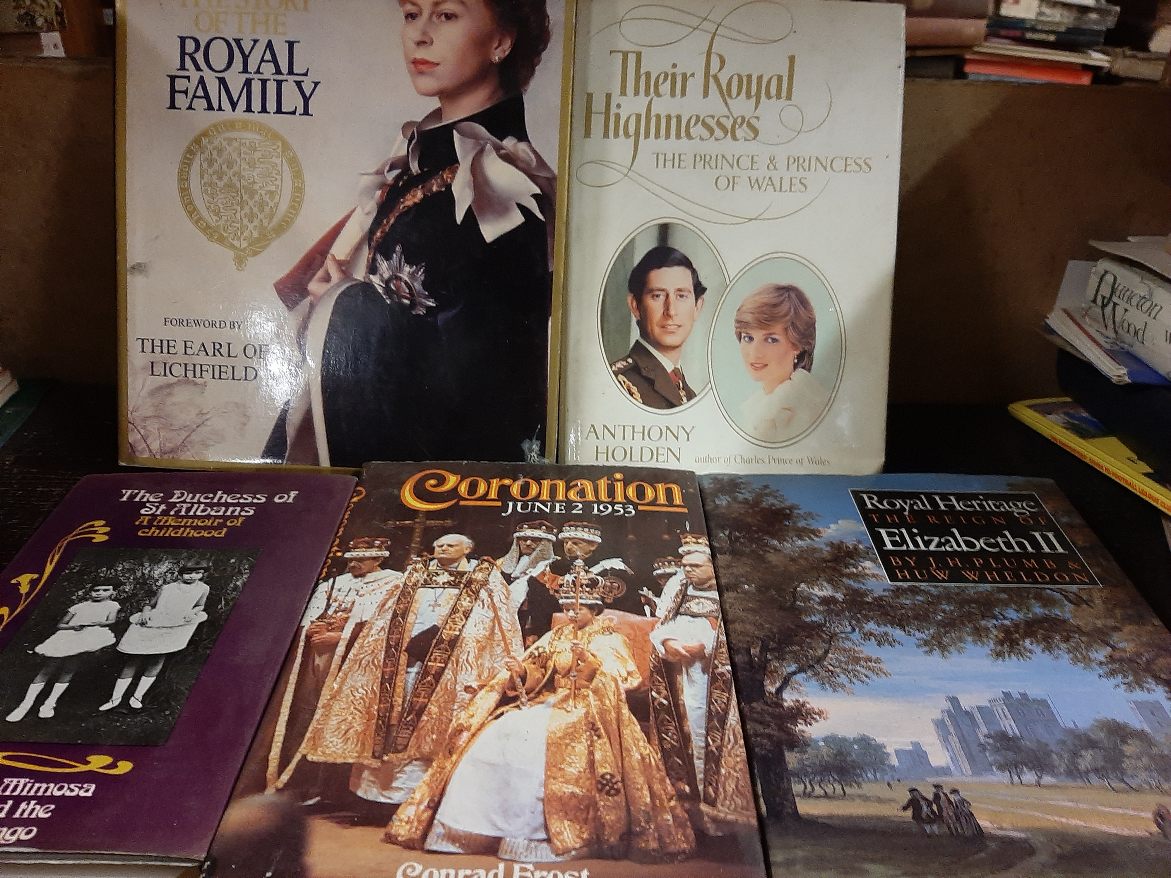 12 mainly large format Royalty books [our ref: 583b]