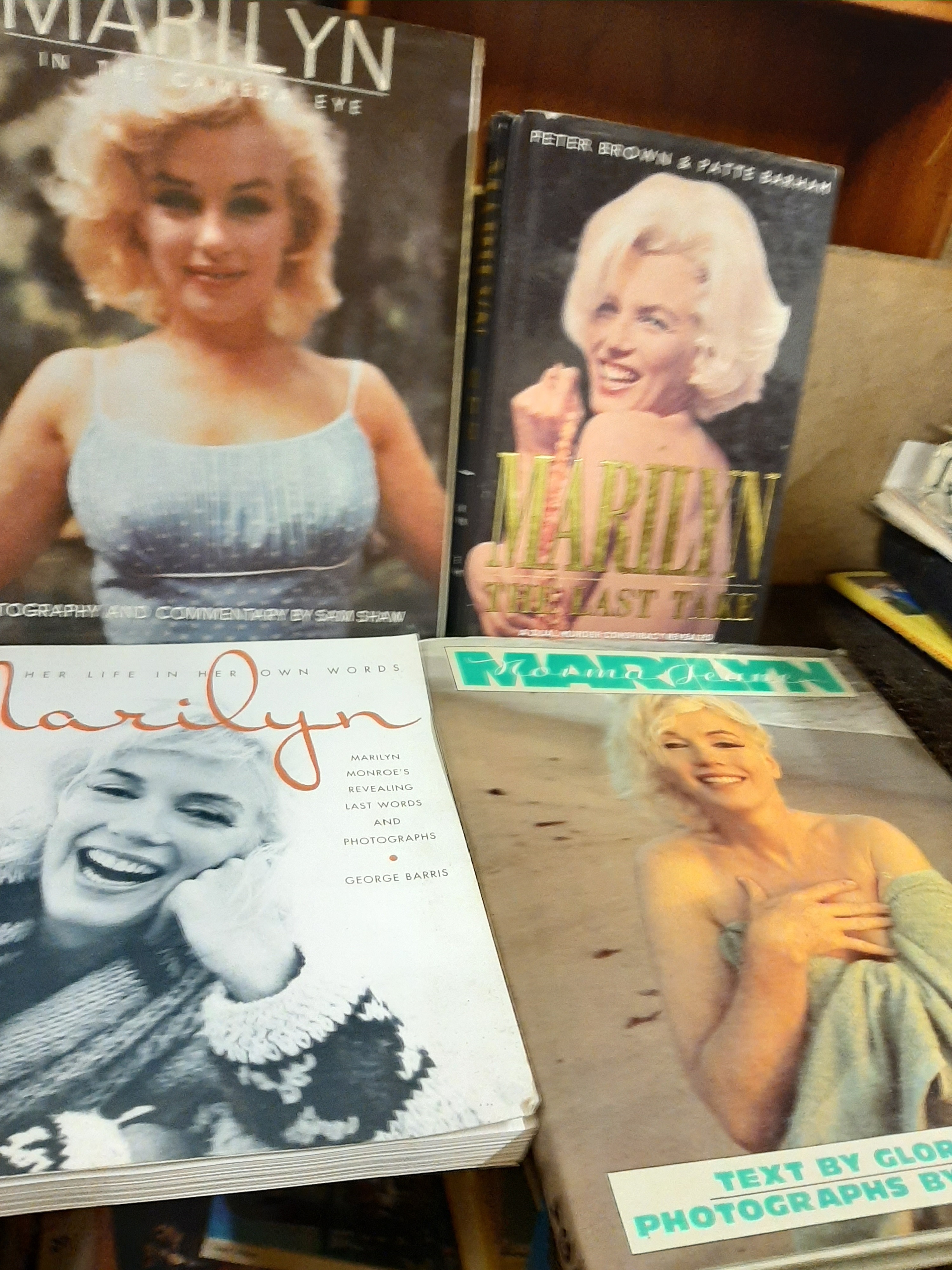 7 large format books to include Marilyn Monroe [our ref: 412a]