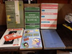 Large collection of radio/electronic wireless TV related books [our ref: 599b]