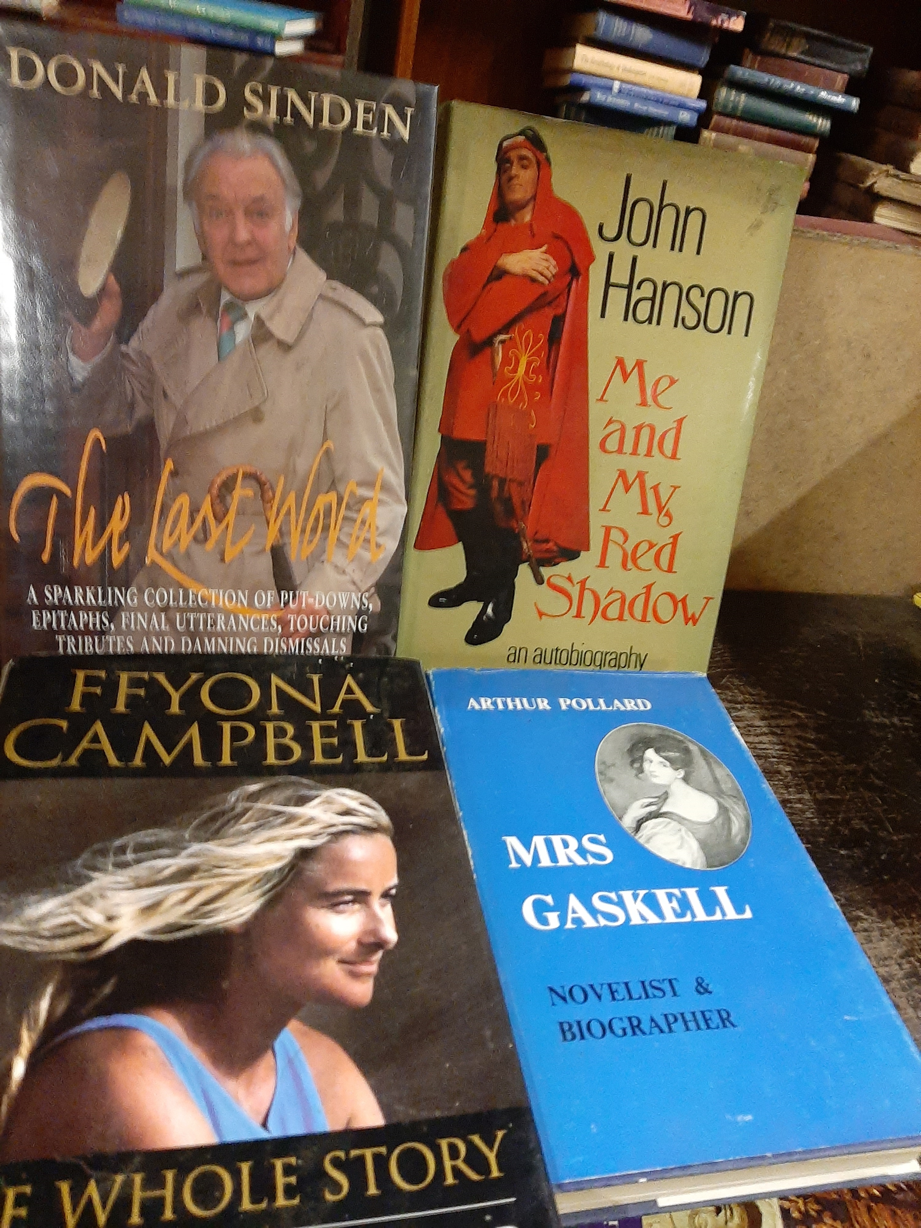 8 biographies and autobiographies to include The Last Word by Donald Sinden etc [our ref: 468c] - Image 2 of 2