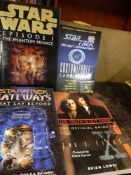 12 sci-fi/space related books to include Star Trek Gateways, What lay beyond, The X files, The Truth