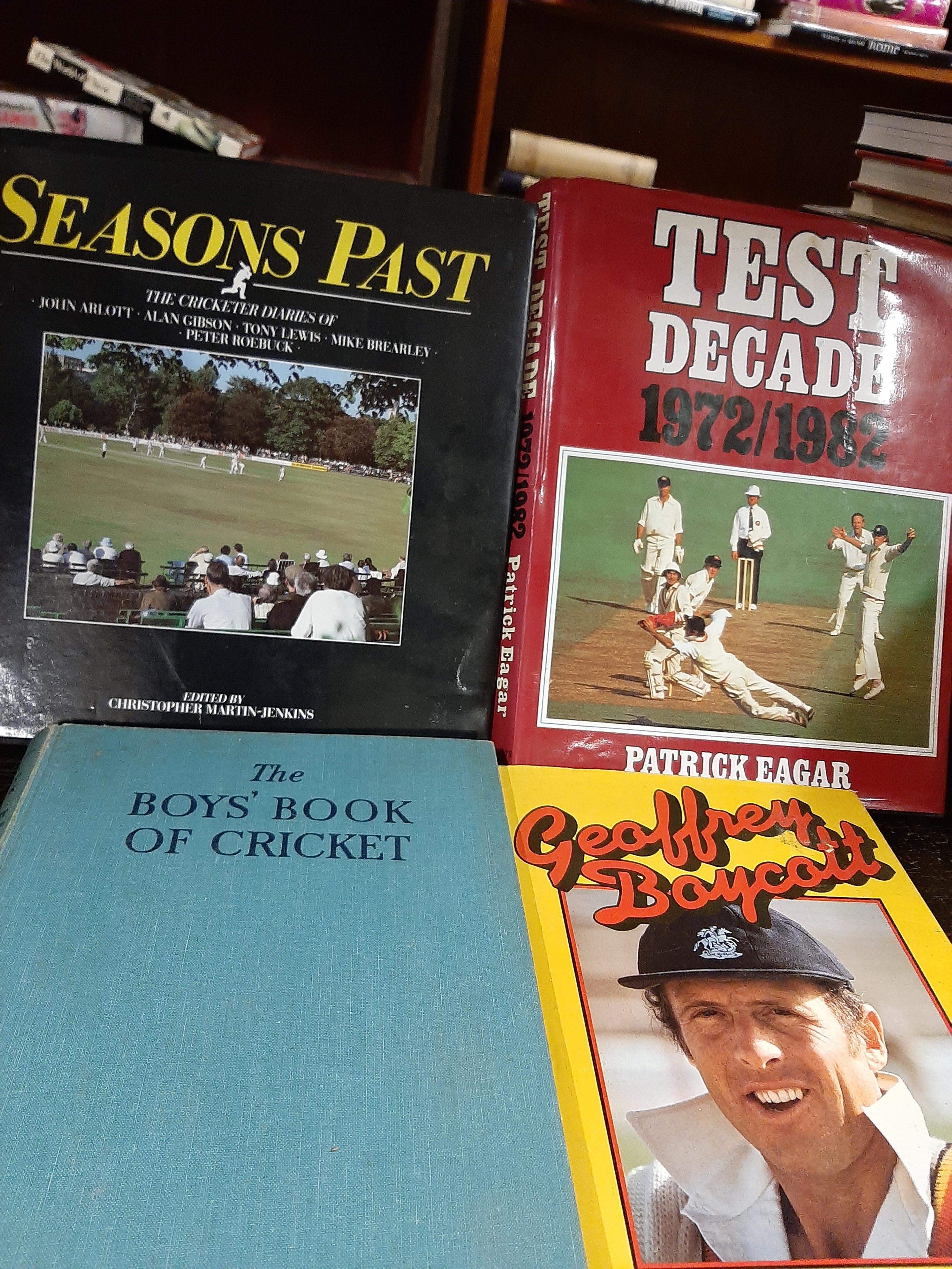 20 cricket interest books to include Parsons Pitch by David Shepherd, Denis Compton's annual etc [ - Image 3 of 3