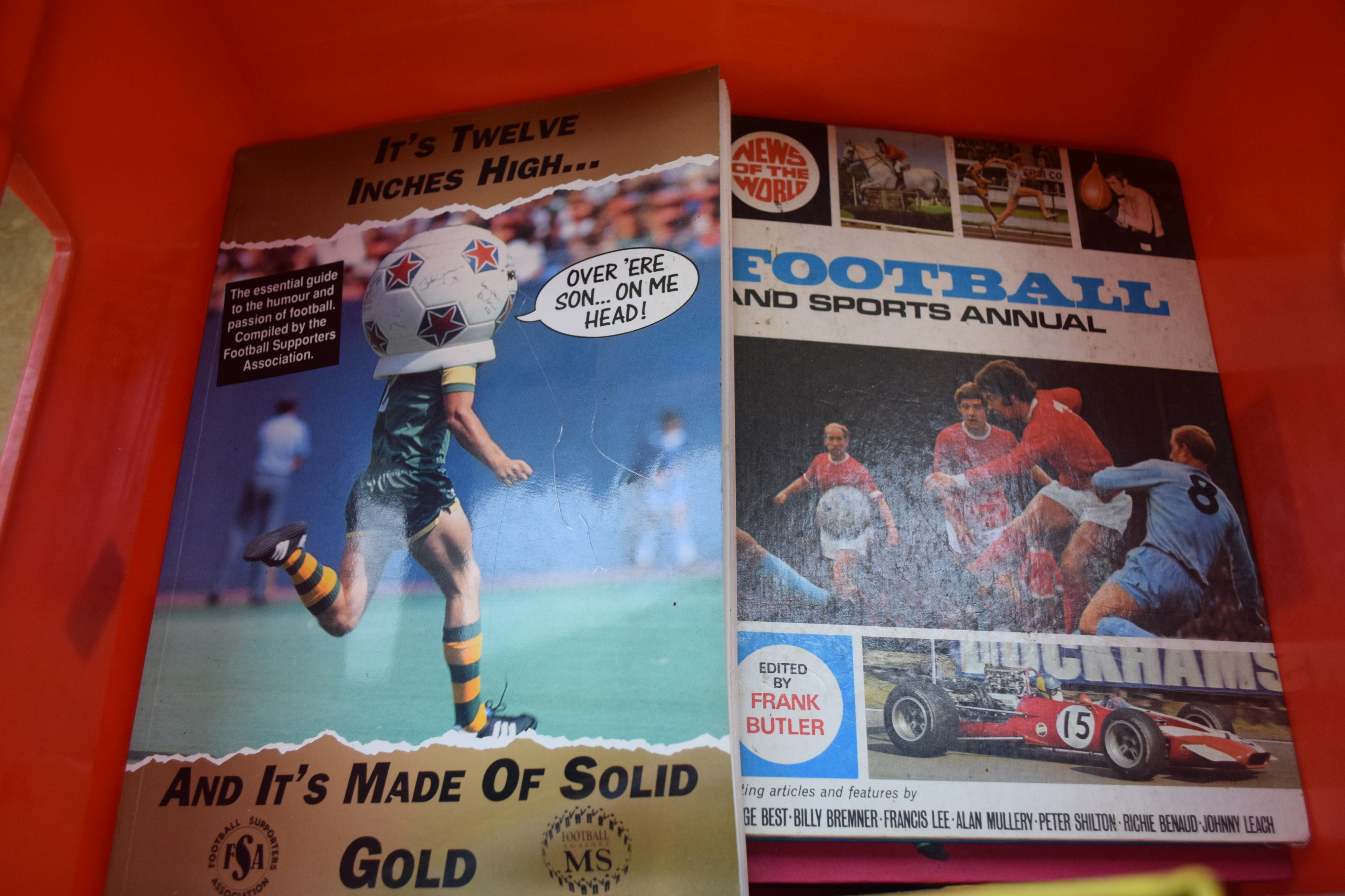 12 vintage football books mainly 1970s [our ref: 356b] - Image 2 of 3