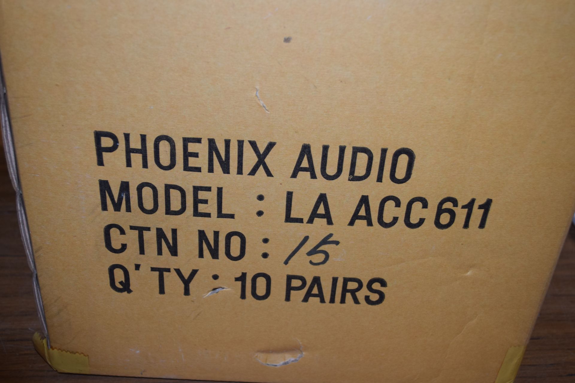 10 BOXED PHOENIX AUDIO CAR SPEAKERS, MODEL NO LAACC611