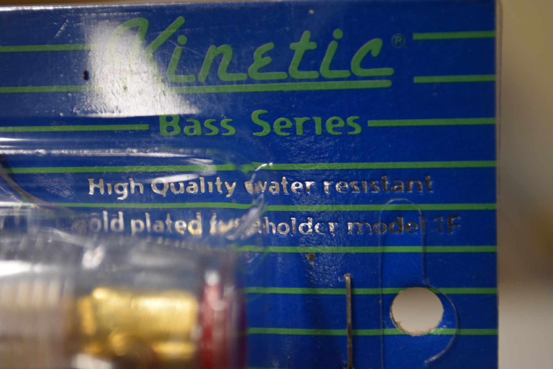 TWO BOXES CONTAINING KINETIC BASE SERIES HIGH QUALITY WATER RESISTANT GOLD PLATED FUSE HOLDER - Image 2 of 3