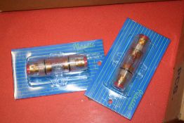 TWO BOXES CONTAINING KINETIC BASE SERIES HIGH QUALITY WATER RESISTANT GOLD PLATED FUSE HOLDER