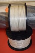 TWO REELS OF SPEAKER CABLE, KINETIC