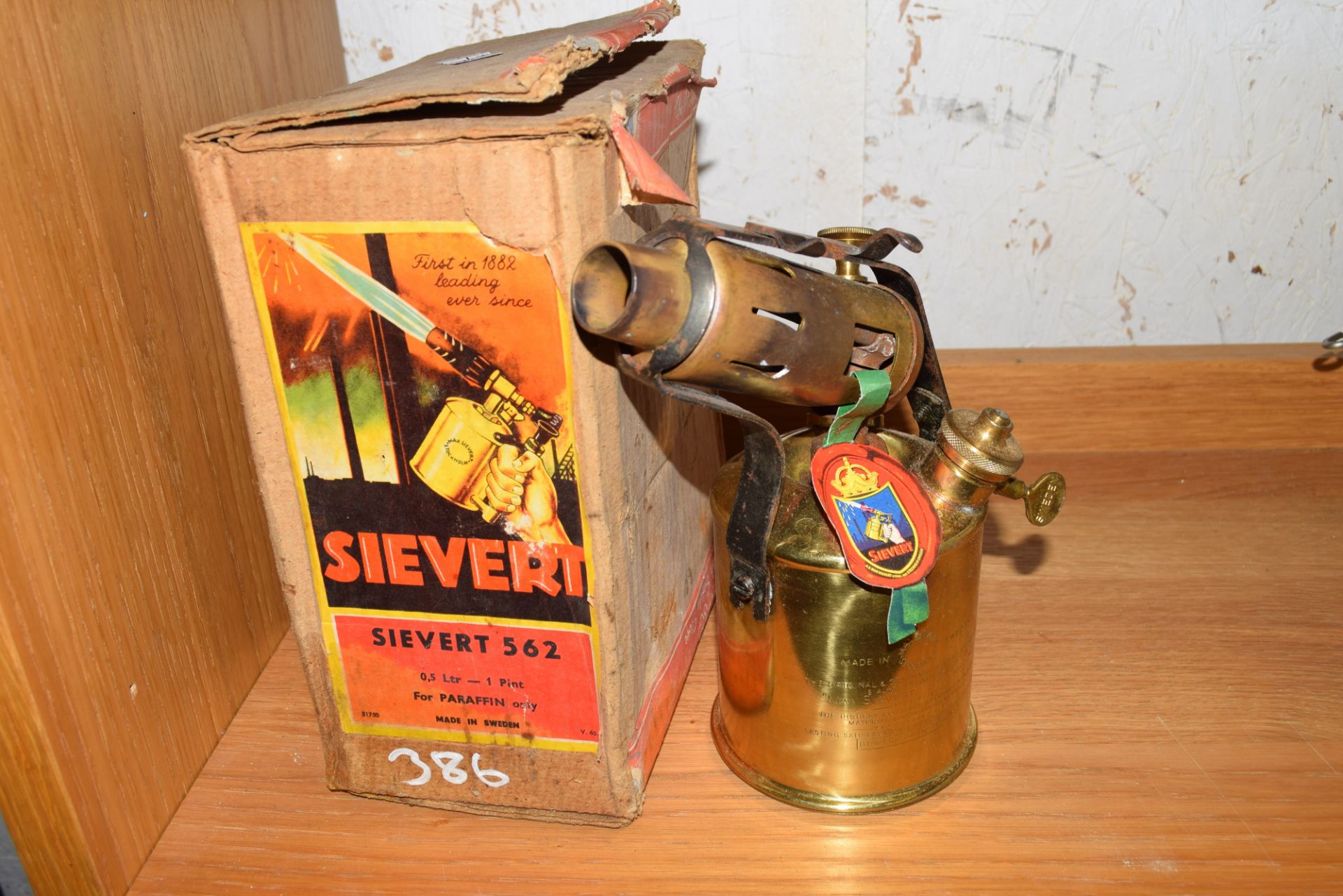 Sivert 562 brass blow lamp