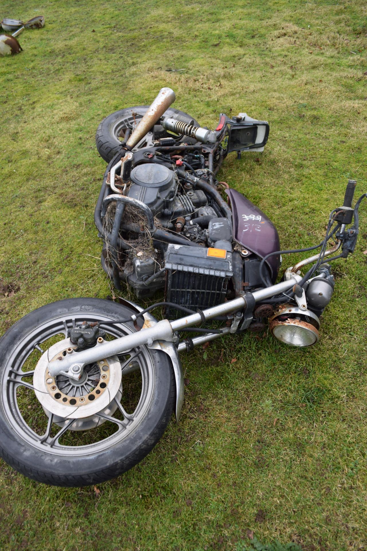 Vintage Honda motorcycle, (for restoration)