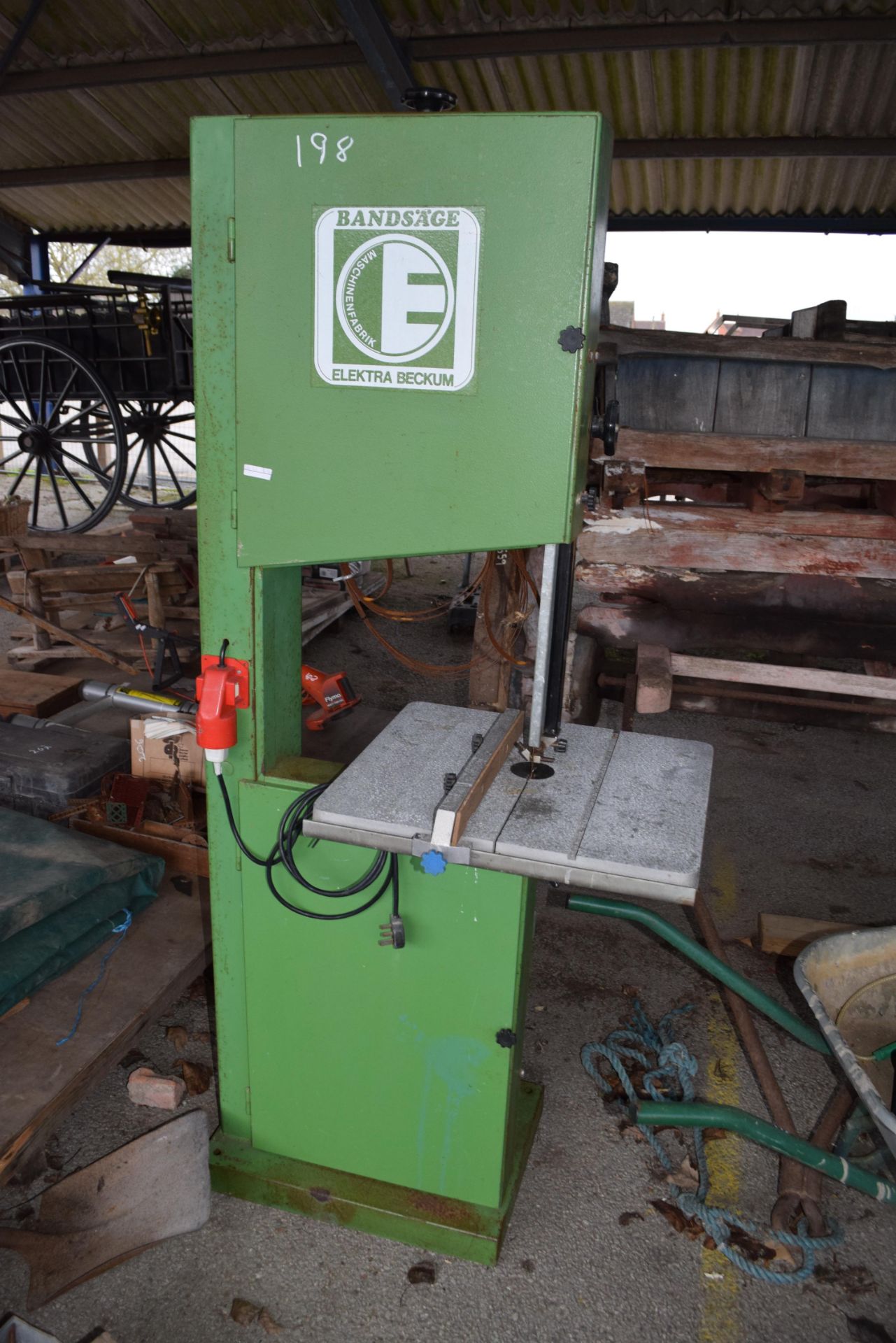 Bandsage electric bandsaw, total height 185cm