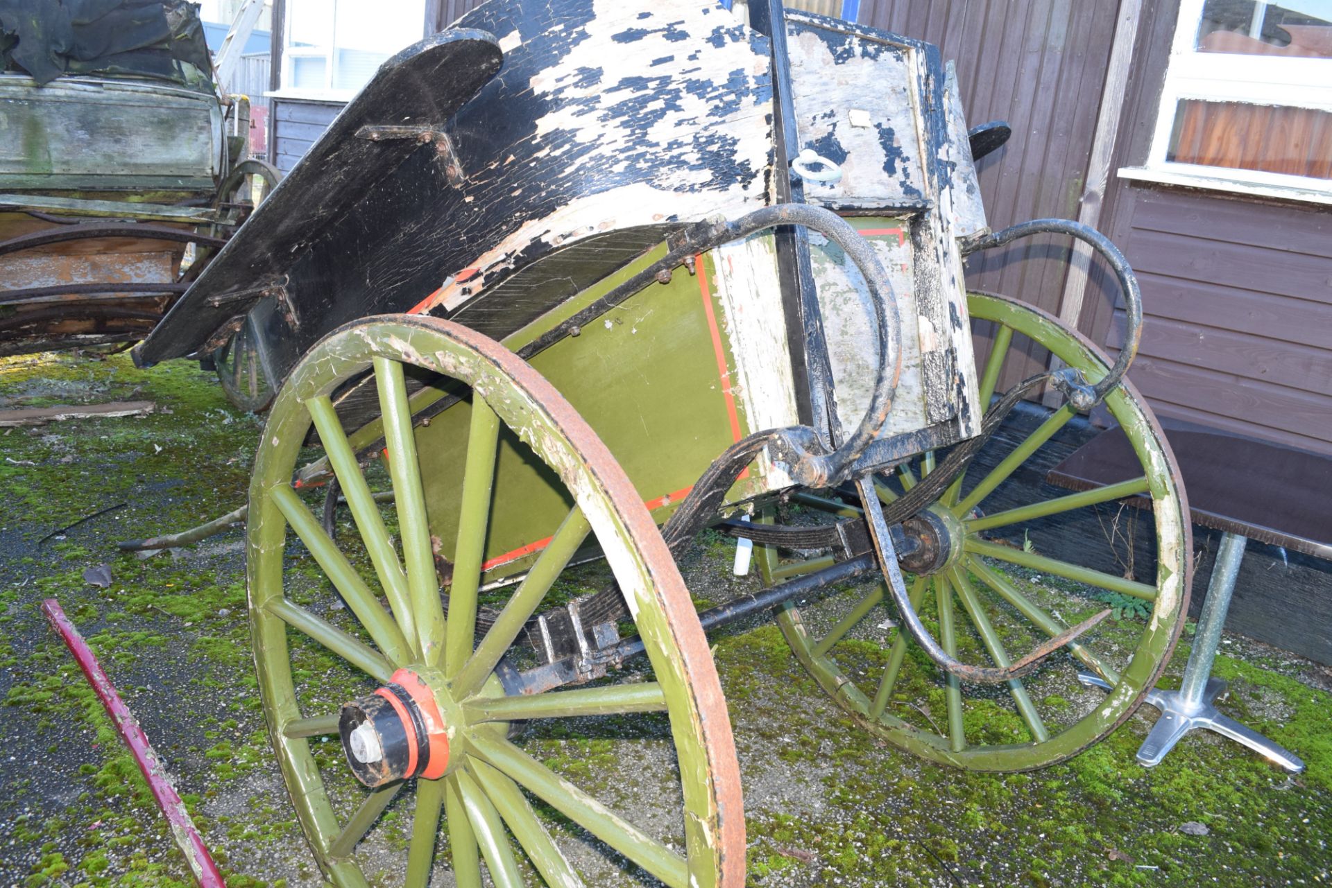 Horse-drawn cart, width approx 170cm, total length approx 320cm - Image 2 of 2