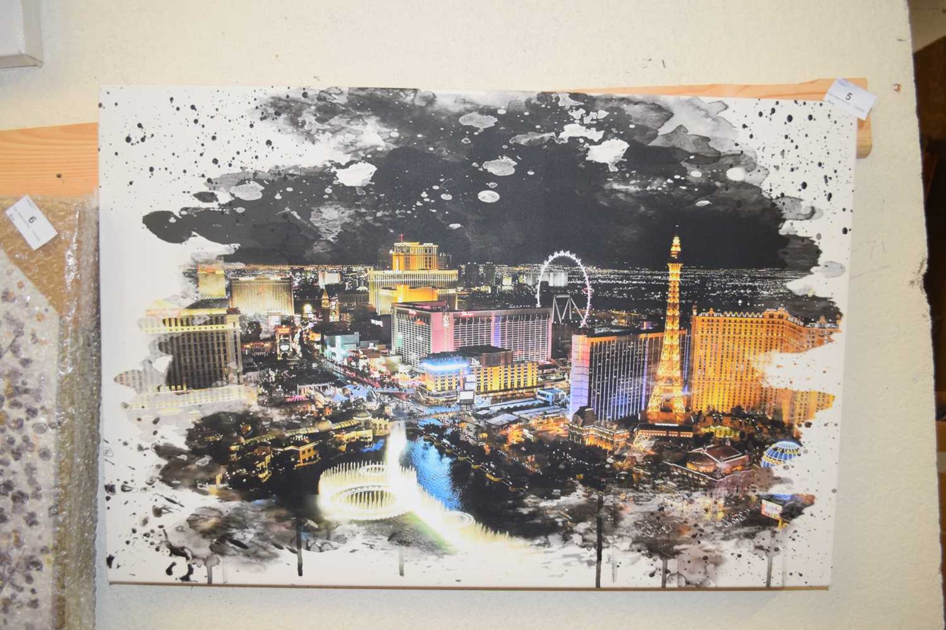 Las Vegas photographic print on canvas, 60 x 40cm