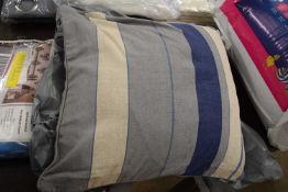 Ashlei 100% cotton cushion, colour blue and grey