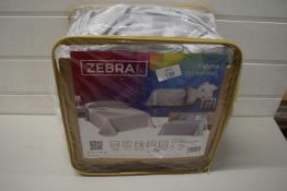 Zebra bedspread, 205 x 270cm, colour grey